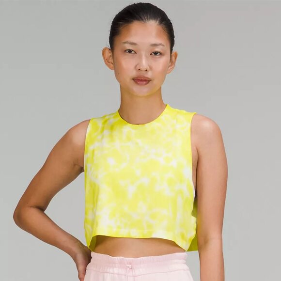 Brand New Lululemon All Yours Cropped Cotton Tank Top *Tie Dye - Picture 3 of 7